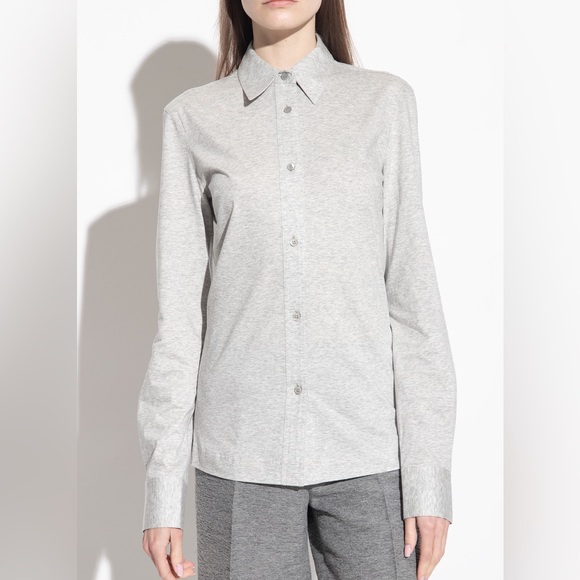 Toteme Slim Jersey Cotton Shirt